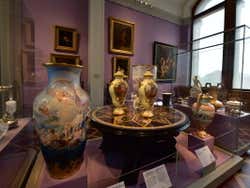 A selection of vases in the National Museum