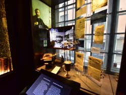 A museum display of Alfred Nobel's office