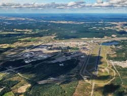 Arlanda Airport as seen from above