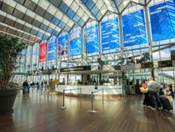 Inside Arlanda Airport