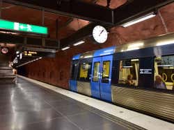 One of Stockholm's subway stations